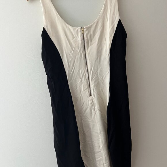 Amanda Uprichard Body Con Black and White Dress Size Large - Picture 3 of 3